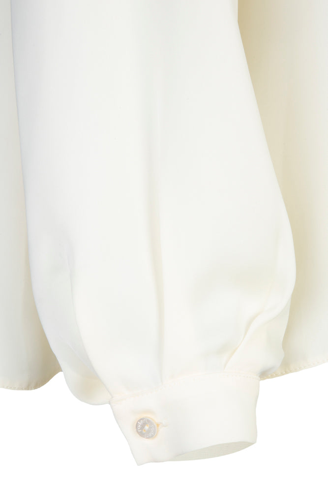 Camicia London techno satin avorio