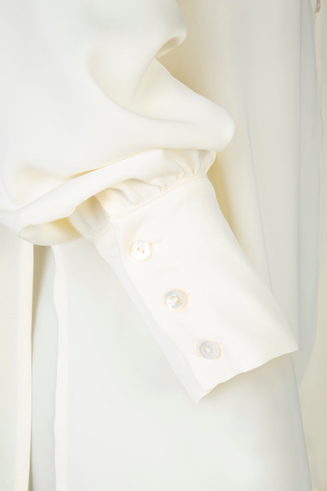 Camicia NY techno satin avorio
