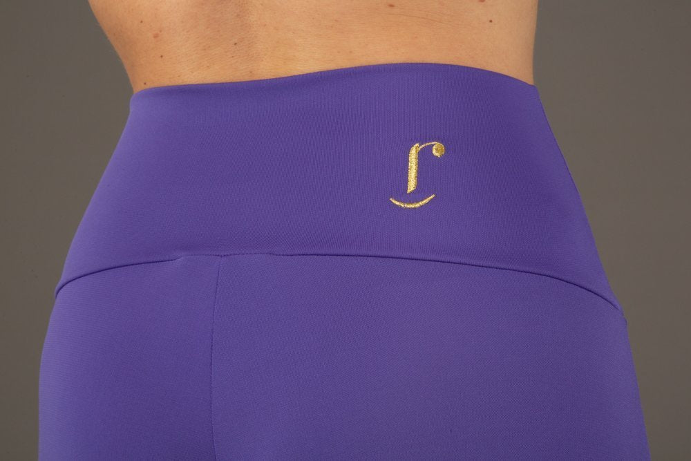 Panta Firenze fluido viola con baschina