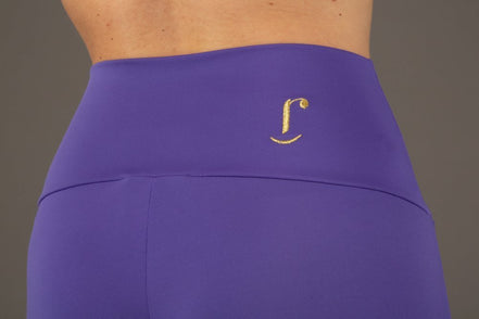 Panta Firenze fluido viola con baschina
