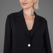 Procida Jacket in Black Technical Chiffon