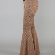 Panta London fantasia lurex con baschina
