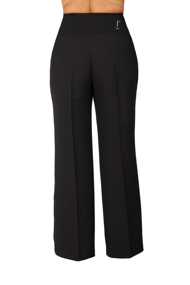 Panta Firenze crepe cady nero