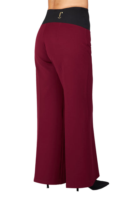 Panta Firenze punto milano burgundy