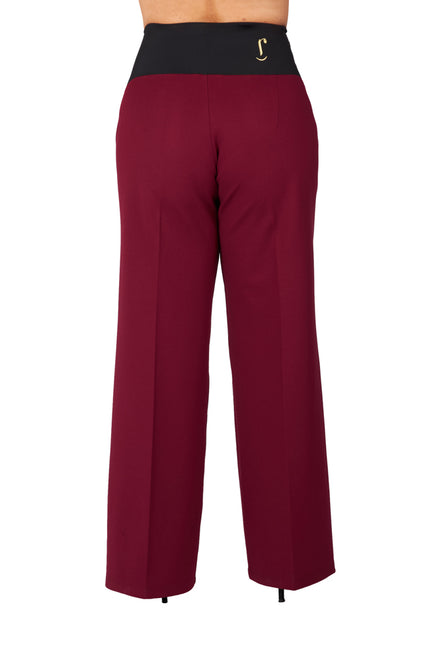 Panta Firenze punto milano burgundy