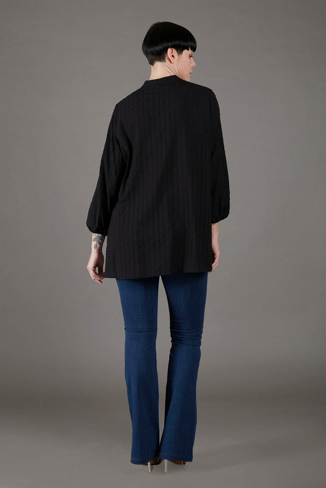 Jeans flare donna blu chiaro delavè con baschina in punto Milano leggero stretch