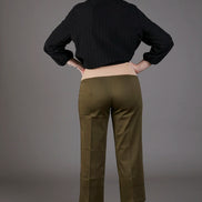 Panta Havana cotone militare con baschina