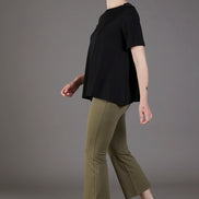 Panta Salina in punto milano cotone militare