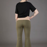 Panta Salina in punto milano cotone militare