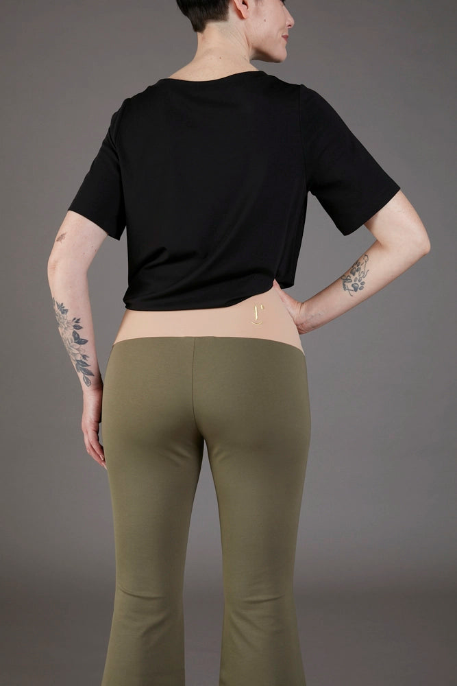 Panta Salina in punto milano cotone militare