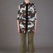 Panta Salina in punto milano cotone militare