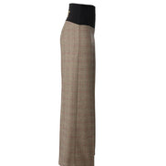 Panta Firenze in principe di galles beige e nero con baschina