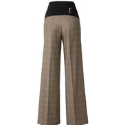 Panta Firenze in principe di galles beige e nero con baschina