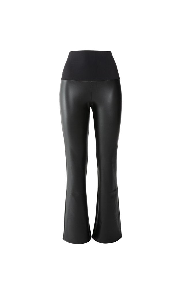 Pantalone Milano in ecopelle nera