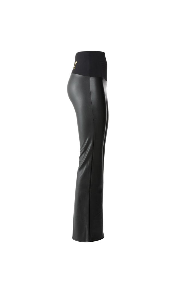 Pantalone Milano in ecopelle nera