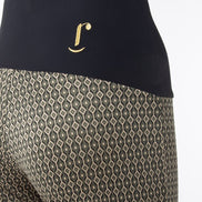 Panta Audrey Jacquard militare con baschina