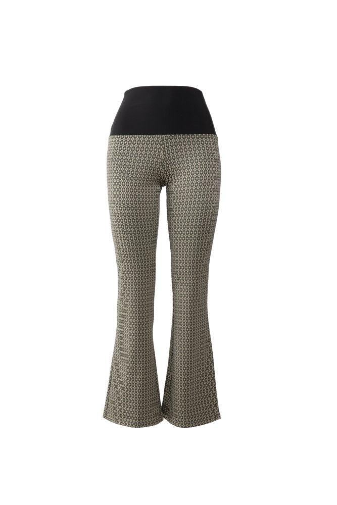 Panta Milano jacquard militare con baschina