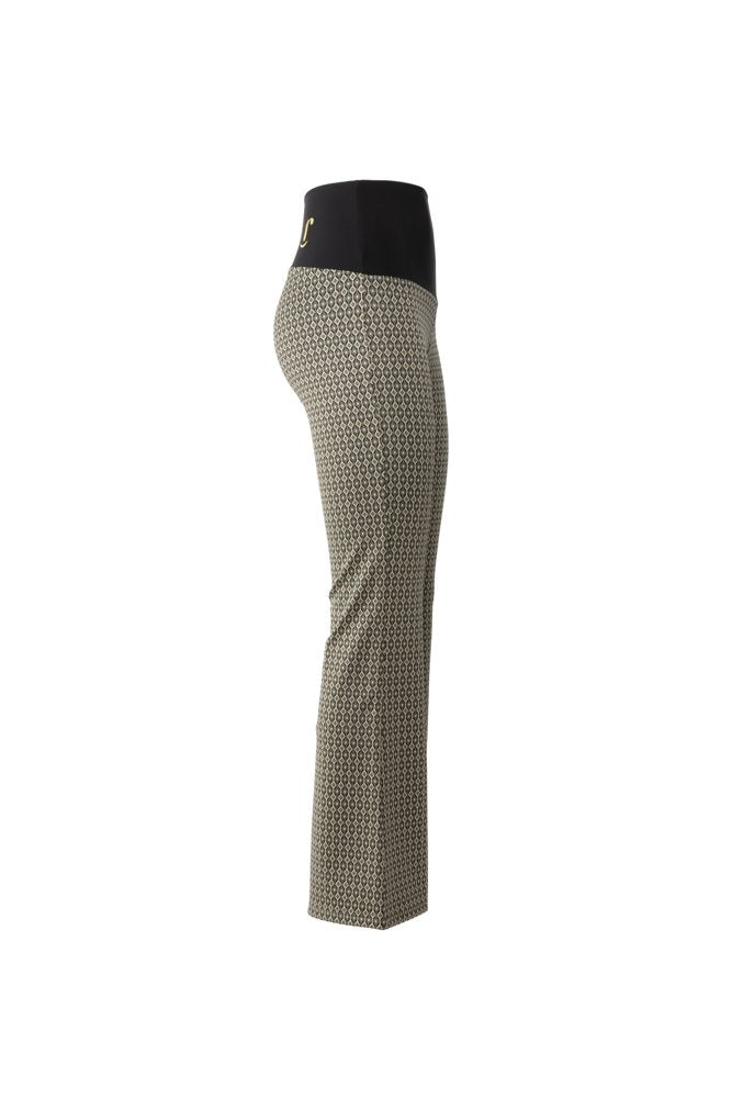 Panta Milano jacquard militare con baschina
