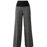 Panta Firenze principe di galles grigio lurex con baschina