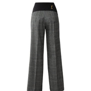 Panta Firenze principe di galles grigio lurex con baschina