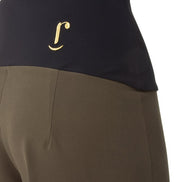 Panta Firenze Cady leggero Verde con baschina