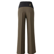 Panta Firenze Cady leggero Verde con baschina