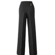 Panta Firenze Cady leggero nero con baschina