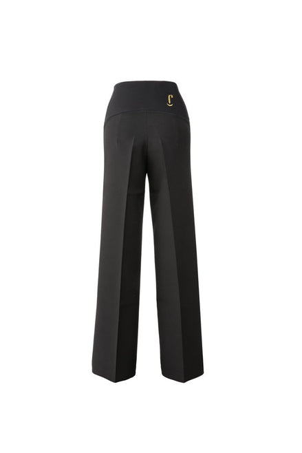 Panta Firenze Cady leggero nero con baschina