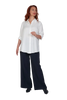 Camicia Milano techno satin latte