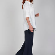 Camicia Milano techno satin latte