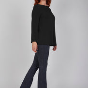 Maglia Giulia fluida nera
