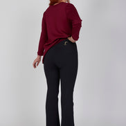 Maglia lunga in jersey Greta cannella