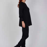 Maglia Greta in jersey nera