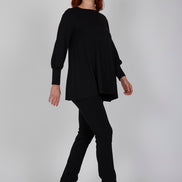 Maglia Greta in jersey nera
