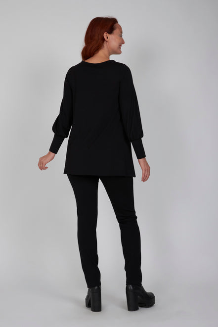 Maglia Greta in jersey nera