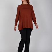 Maglia Greta jersey cannella