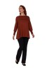 Maglia Greta jersey cannella