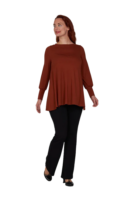 Maglia Greta jersey cannella