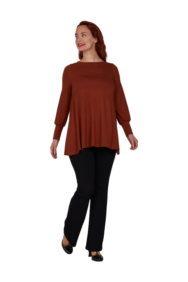 Maglia Greta jersey cannella