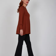 Maglia Greta jersey cannella