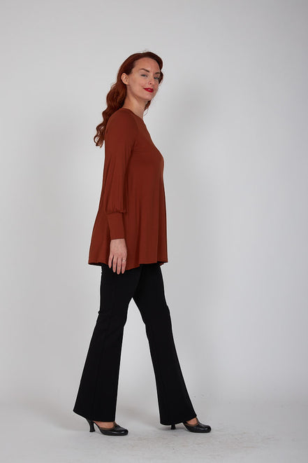 Maglia Greta jersey cannella