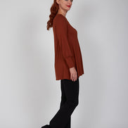 Maglia Greta jersey cannella
