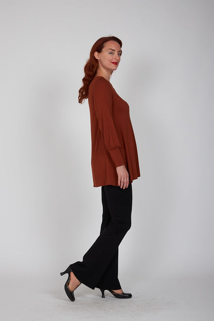 Maglia Greta jersey cannella