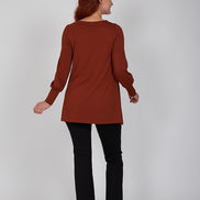 Maglia Greta jersey cannella