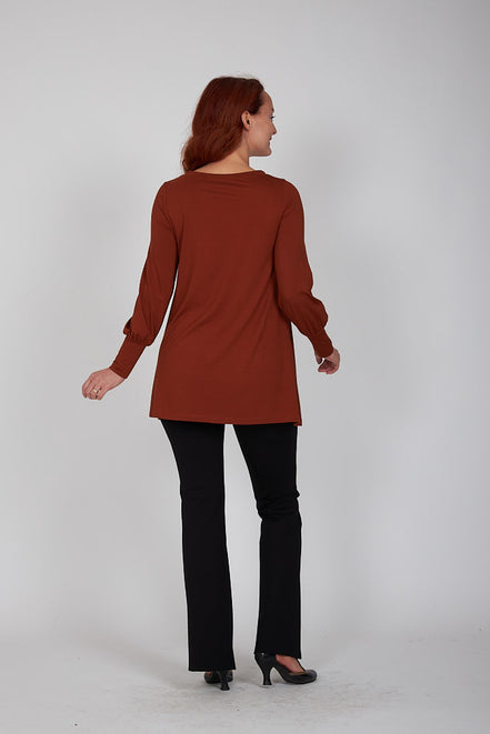 Maglia Greta jersey cannella