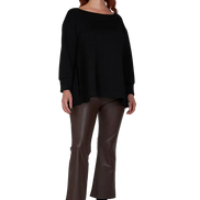Maglia Alice scuba nera