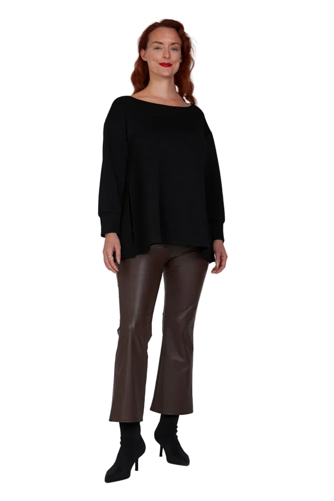 Maglia Alice scuba nera