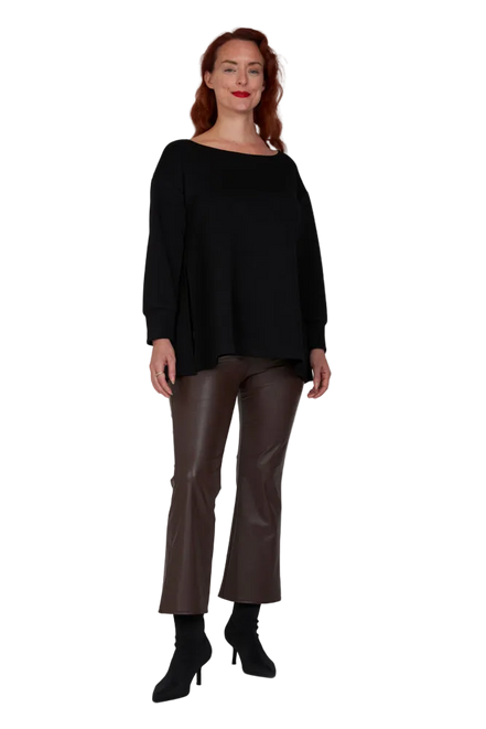 Maglia Alice scuba nera