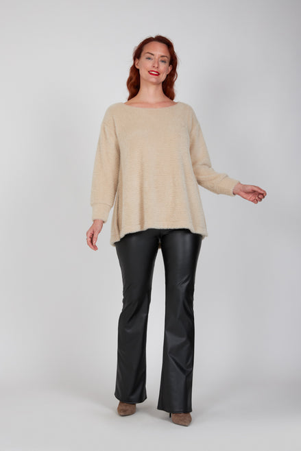 Pantalone Milano in ecopelle nera