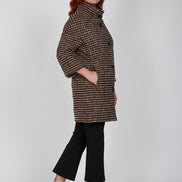 Cappottino Mio ovetto bouclè mocha lurex
